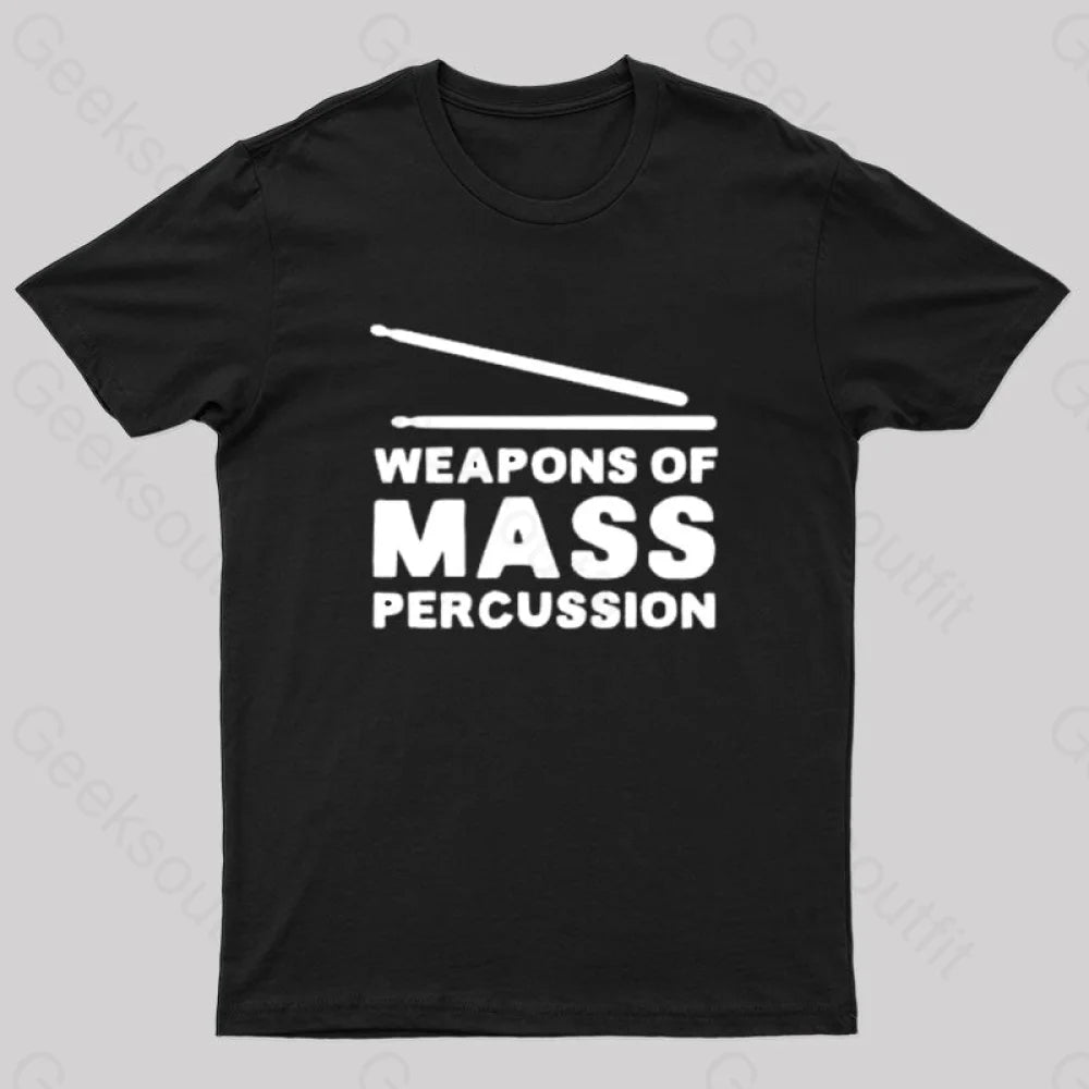 Weapons Of Mass Percussion T-Shirt Black / S