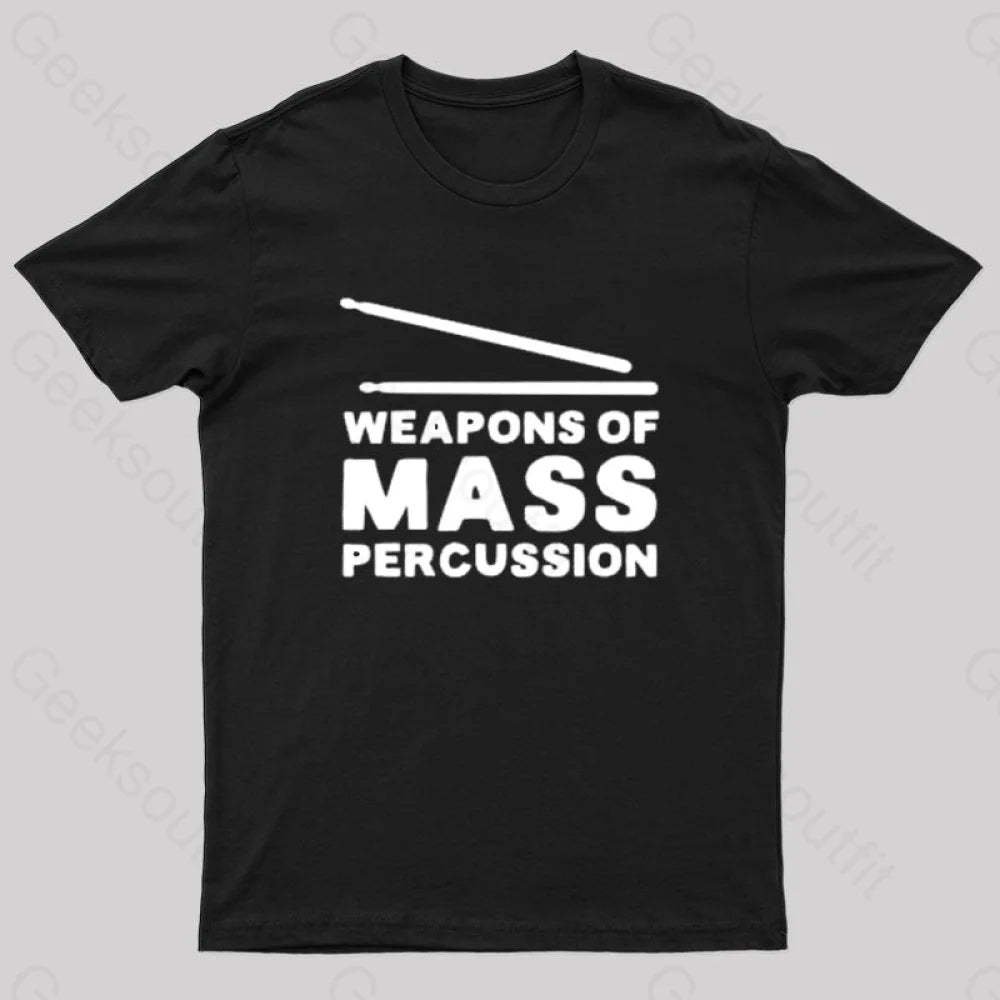 Weapons Of Mass Percussion T-Shirt Black / S