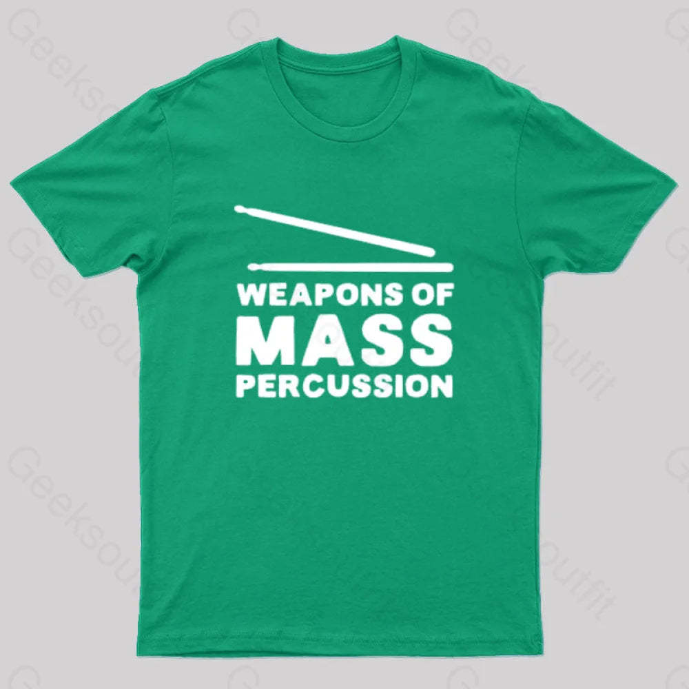 Weapons Of Mass Percussion T-Shirt Green / S