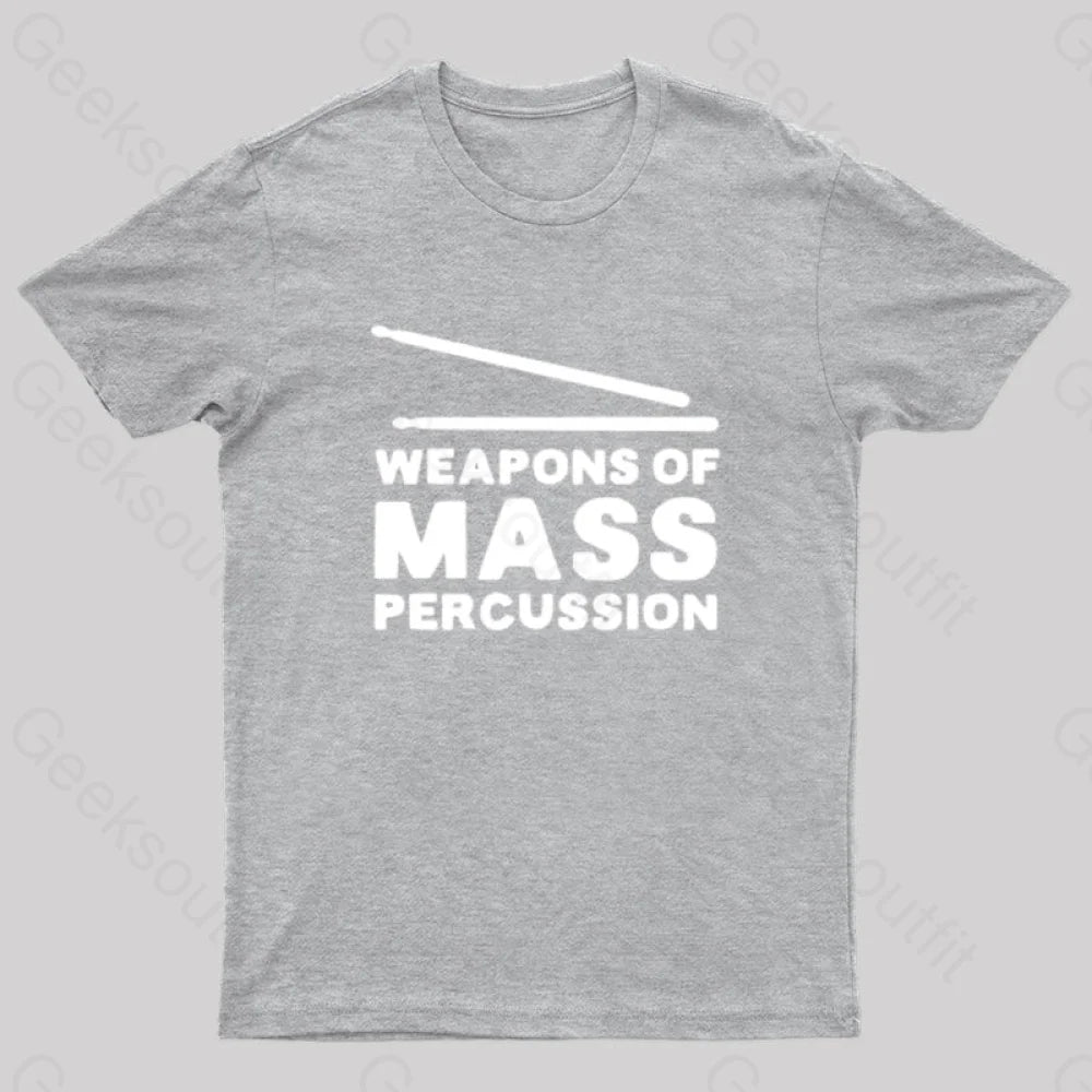 Weapons Of Mass Percussion T-Shirt Grey / S