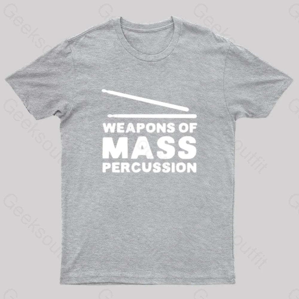 Weapons Of Mass Percussion T-Shirt Grey / S