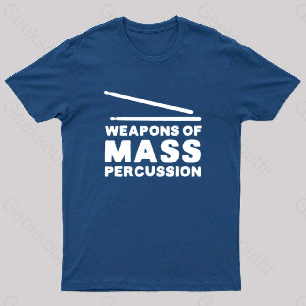 Weapons Of Mass Percussion T-Shirt Navy / S