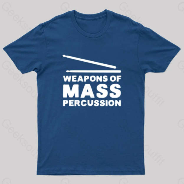 Weapons Of Mass Percussion T-Shirt Navy / S