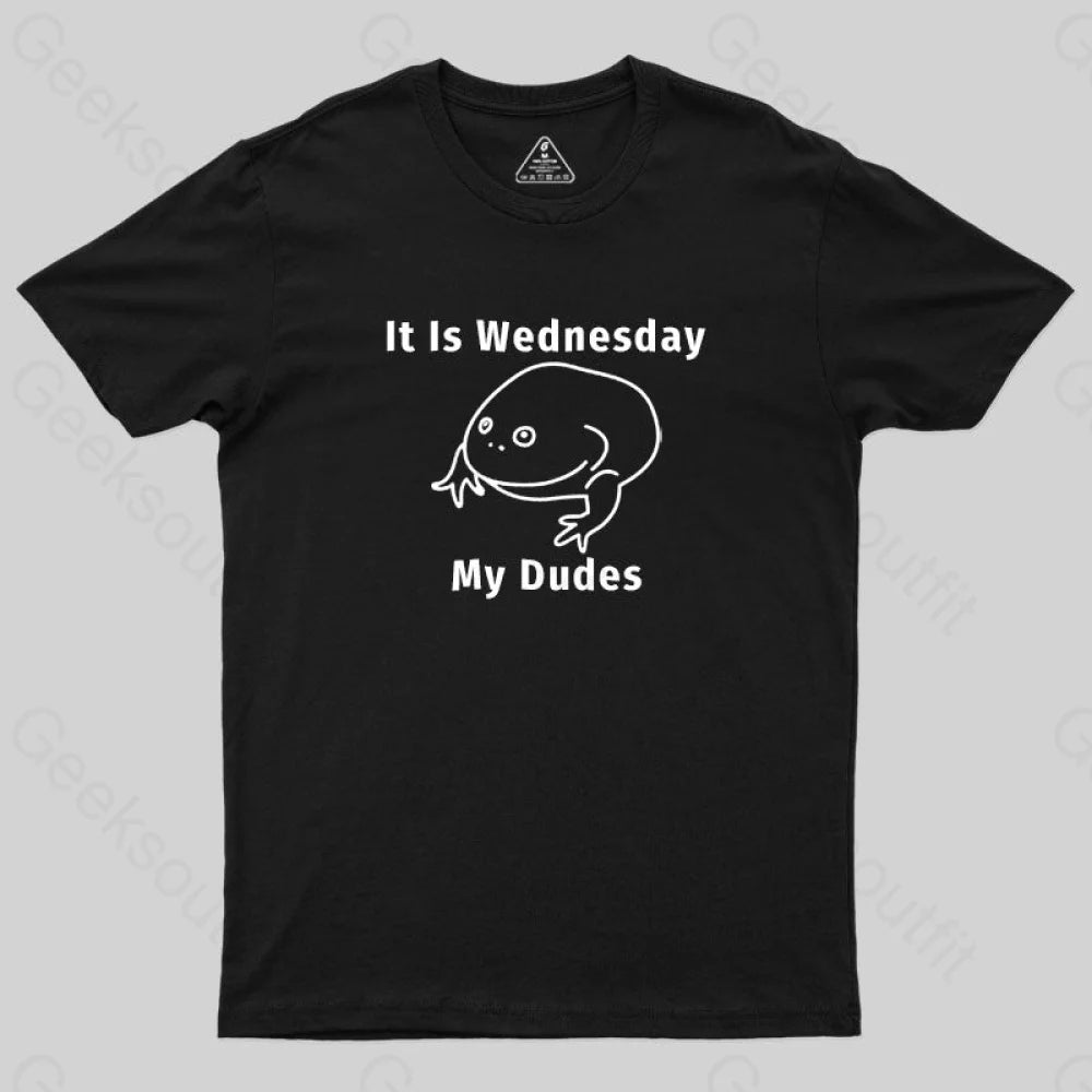 Wednesday Frog T-Shirt Black / S
