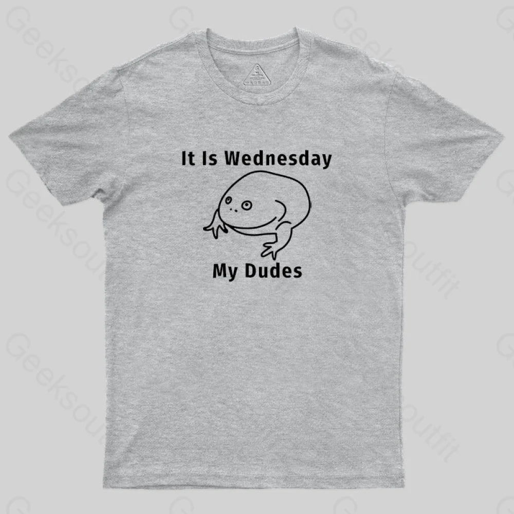 Wednesday Frog T-Shirt Grey / S