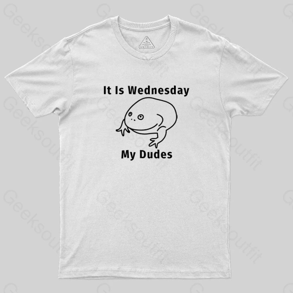 Wednesday Frog T-Shirt White / S