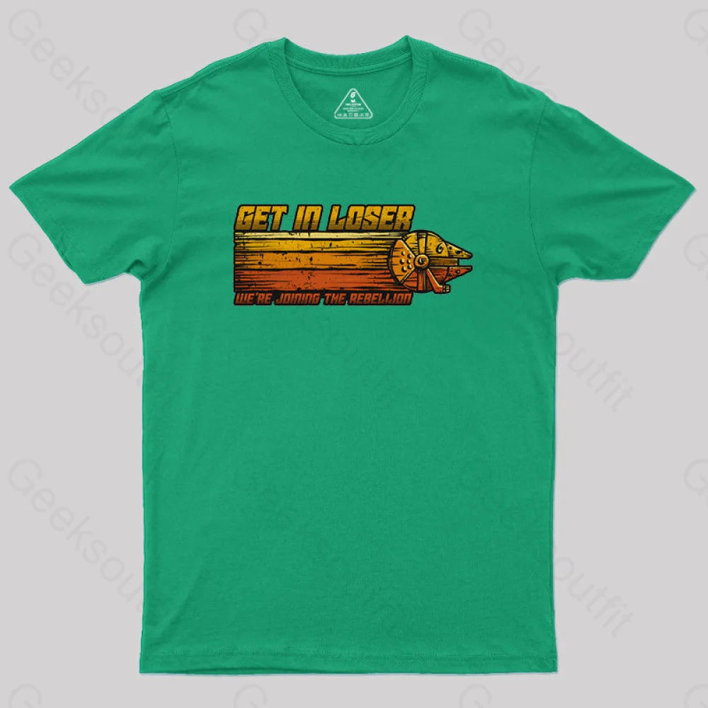 We’re Joining The Rebellion Geek T-Shirt Green / S