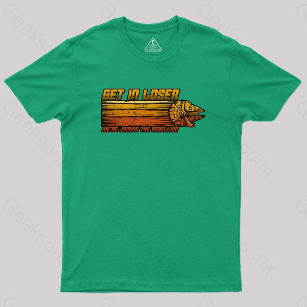 We’re Joining The Rebellion Geek T-Shirt Green / S