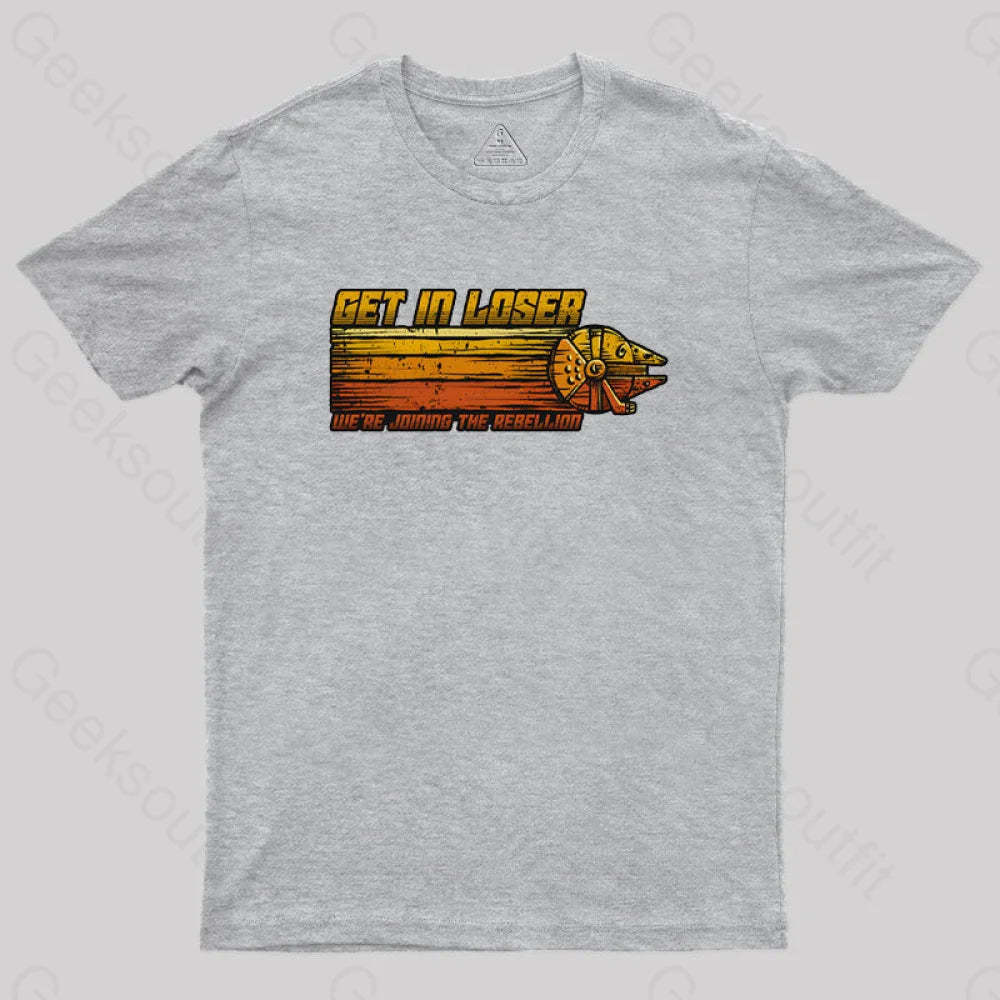 We’re Joining The Rebellion Geek T-Shirt Grey / S