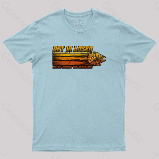 We’re Joining The Rebellion Geek T-Shirt Light Blue / S