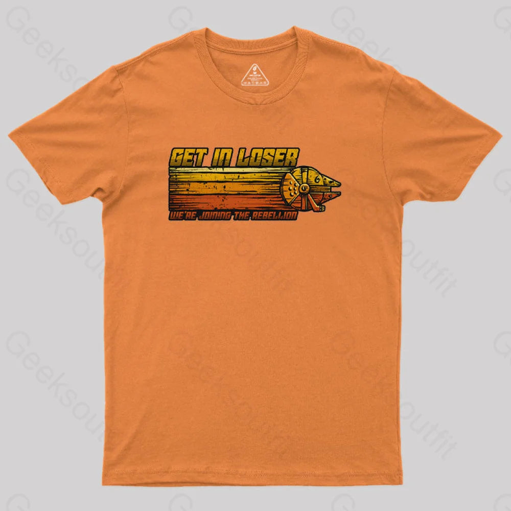 We’re Joining The Rebellion Geek T-Shirt Orange / S