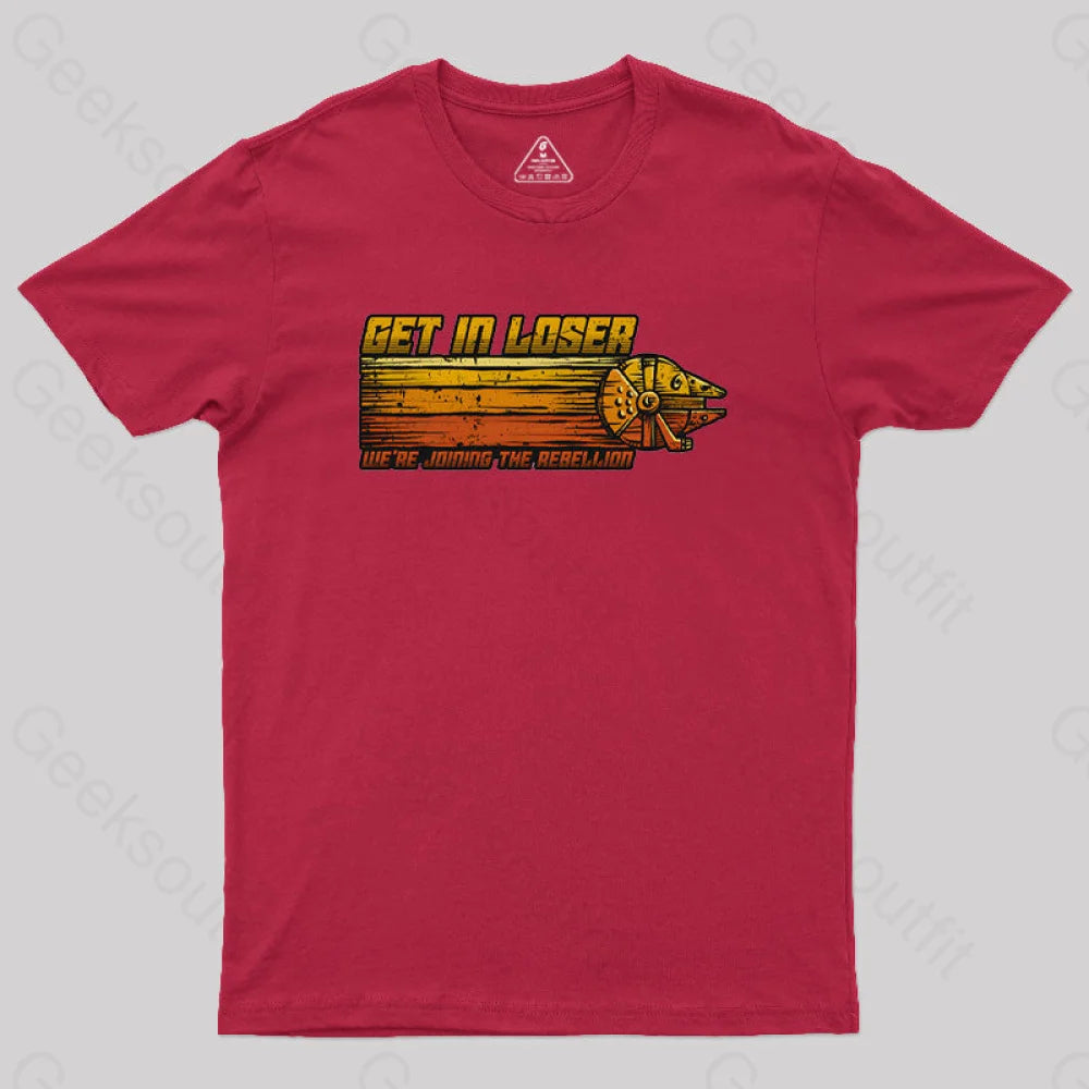We’re Joining The Rebellion Geek T-Shirt Red / S