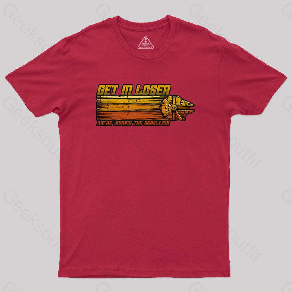 We’re Joining The Rebellion Geek T-Shirt Red / S