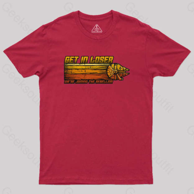 We’re Joining The Rebellion Geek T-Shirt Red / S