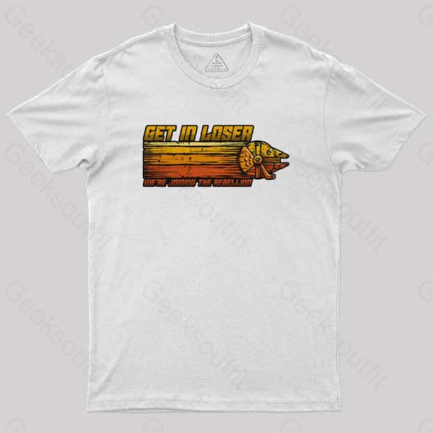 We’re Joining The Rebellion Geek T-Shirt White / S