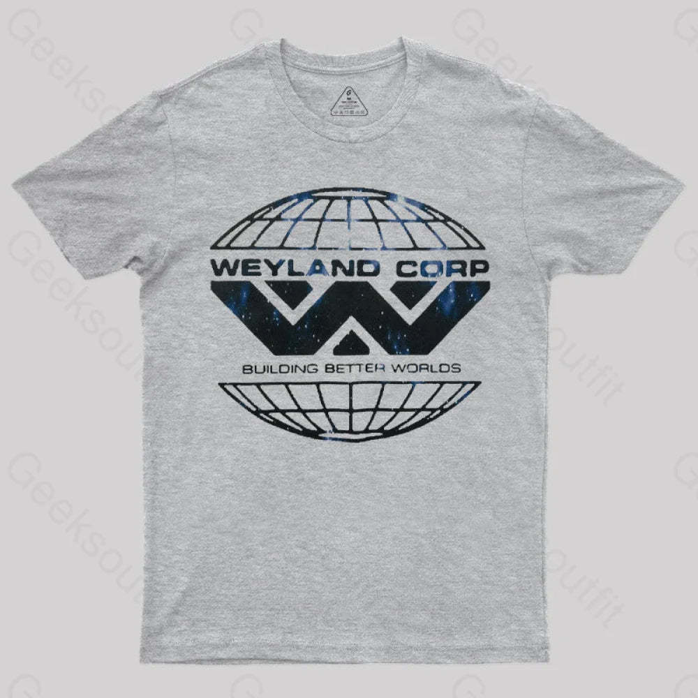 Weyland Corp Scifi Horror T-Shirt Grey / S