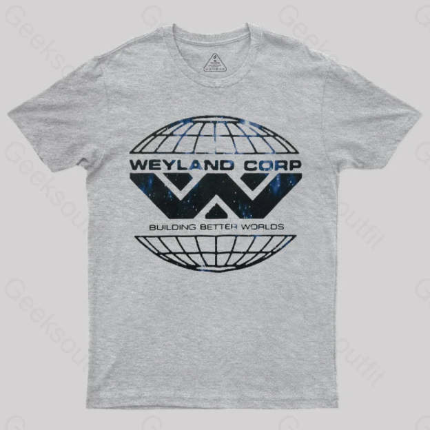 Weyland Corp Scifi Horror T-Shirt Grey / S