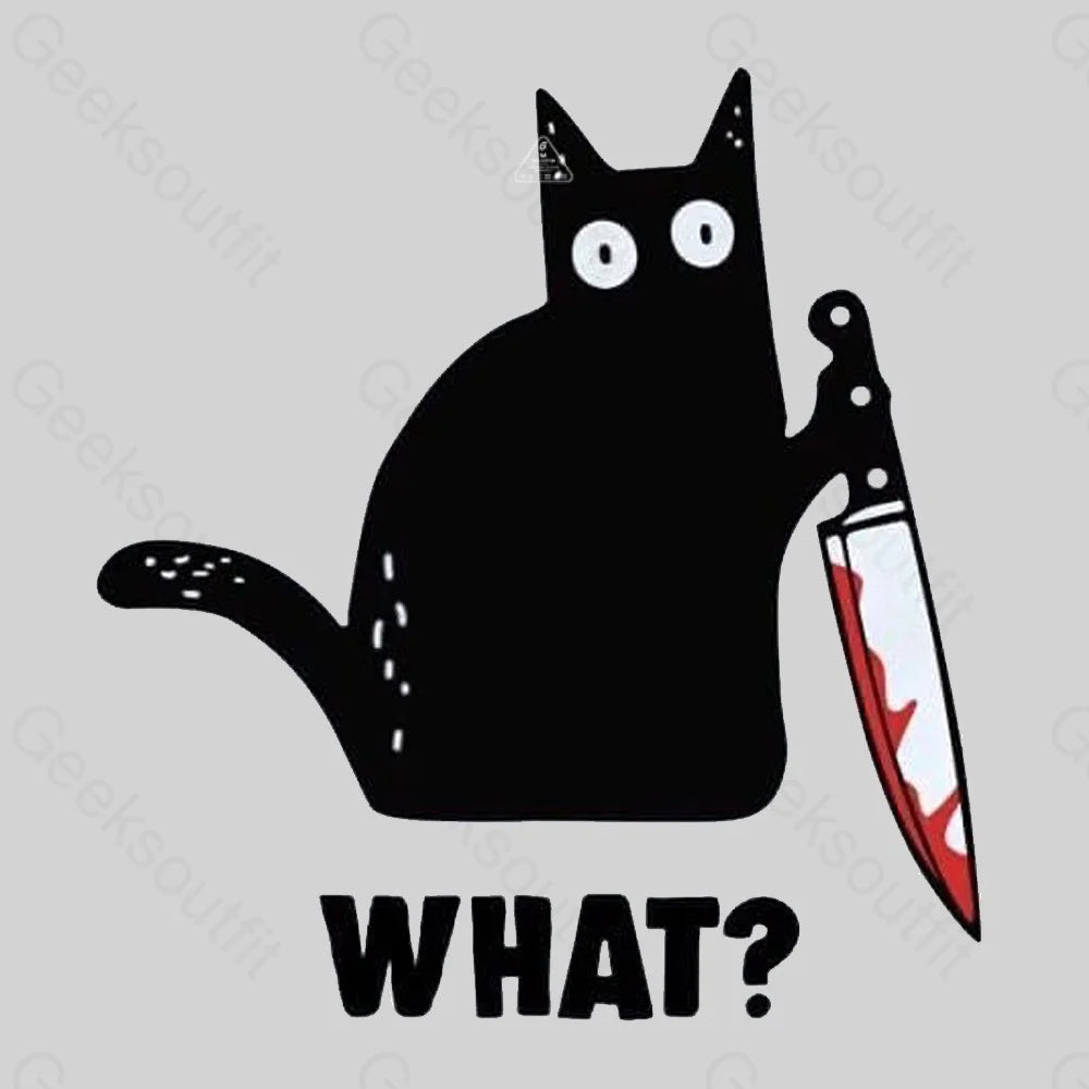 What Cat Funny T-Shirt - Geeksoutfit