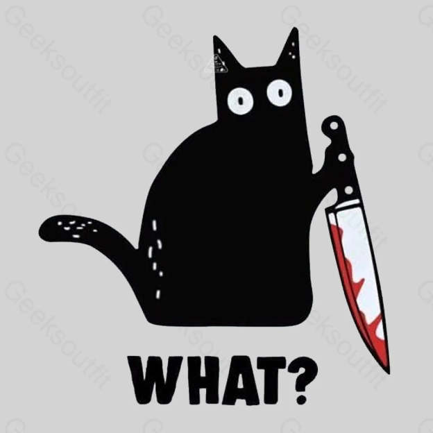What Cat Funny T-Shirt - Geeksoutfit