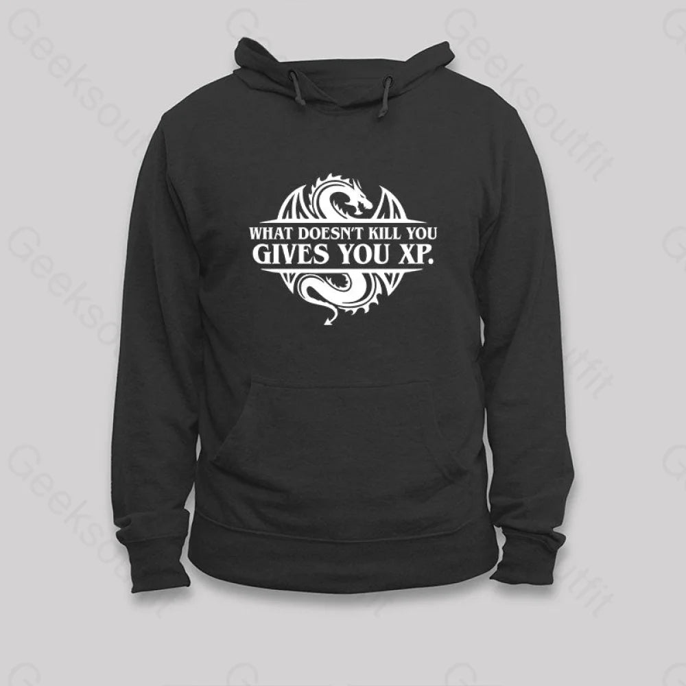 What Doesnt Kill You Give Experience Hoodie Black / S