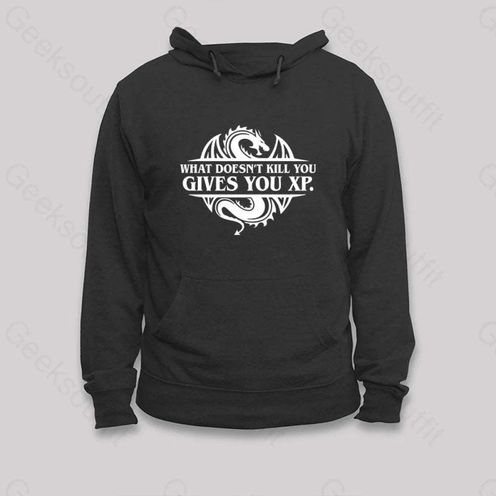 What Doesnt Kill You Give Experience Hoodie Black / S