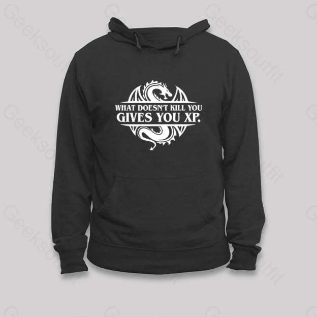 What Doesnt Kill You Give Experience Hoodie Black / S