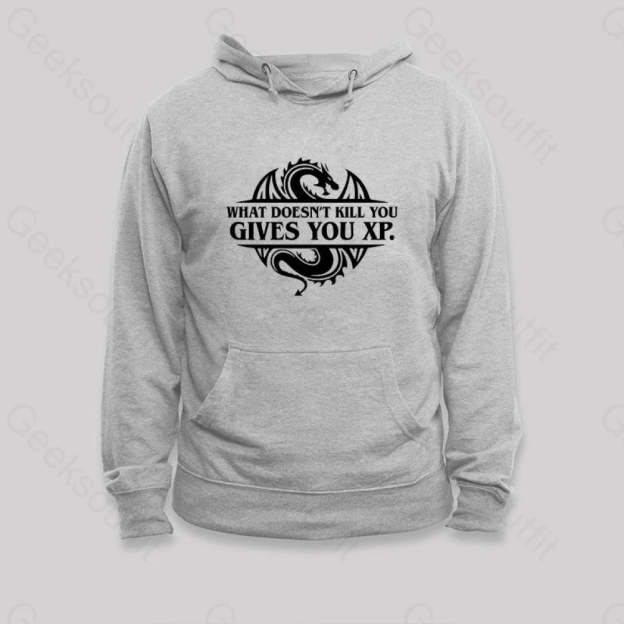 What Doesnt Kill You Give Experience Hoodie Grey / S