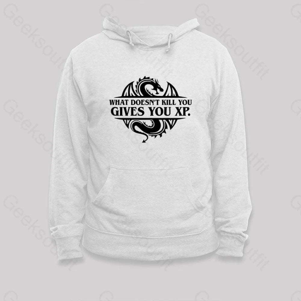 What Doesnt Kill You Give Experience Hoodie White / S