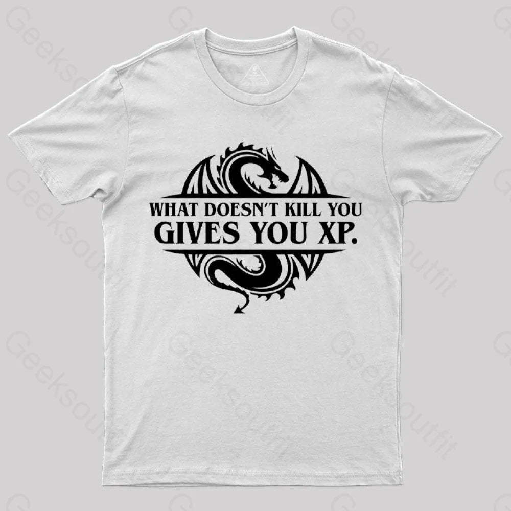 What Doesnt Kill You Give Experience T-Shirt White / S