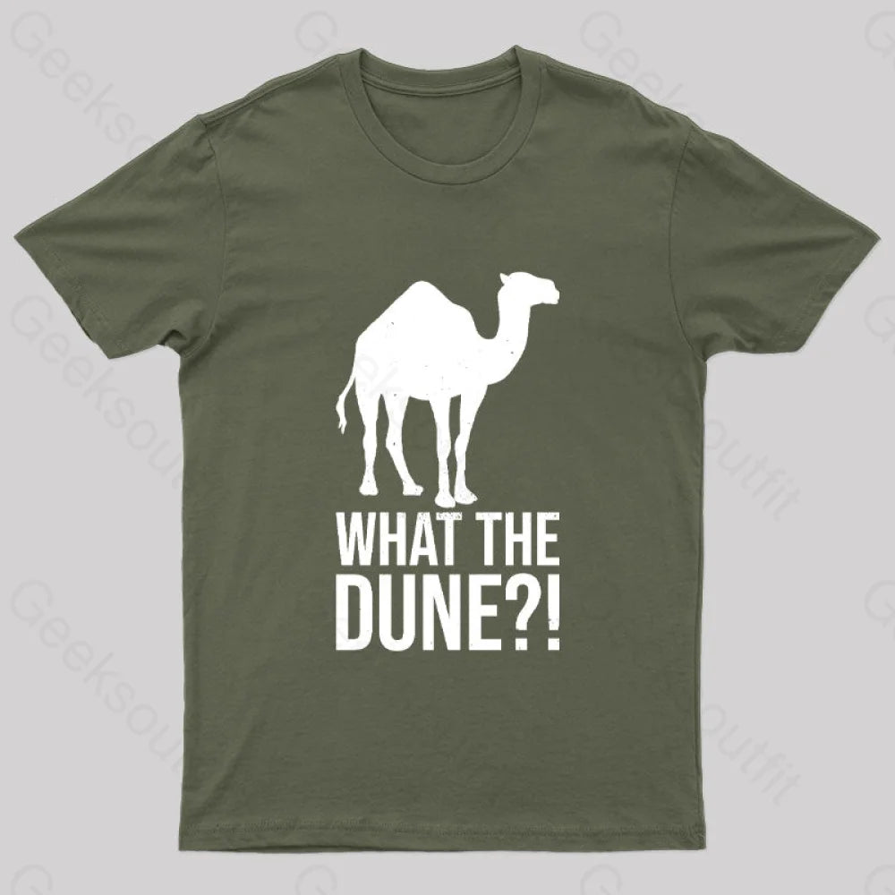 What The Desert Planet Nerd T-Shirt Army Green / S