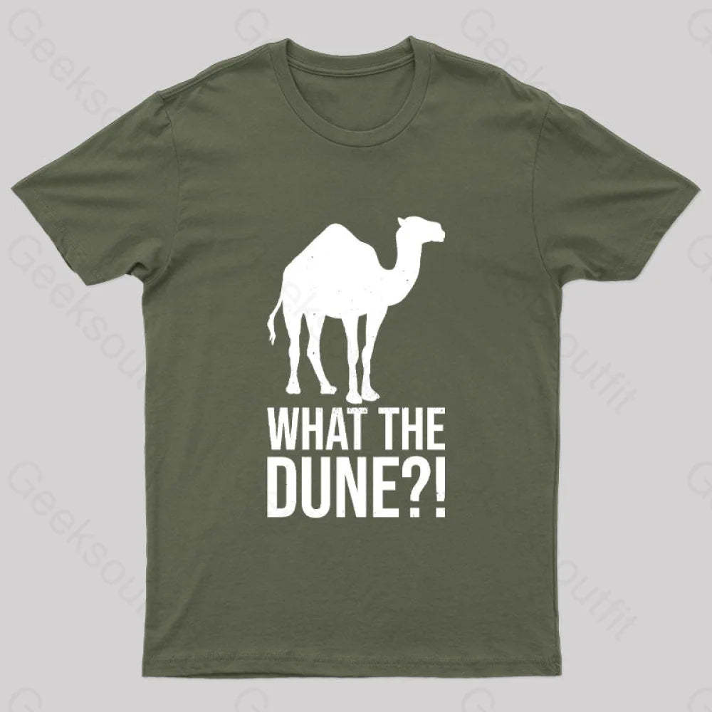 What The Desert Planet Nerd T-Shirt Army Green / S