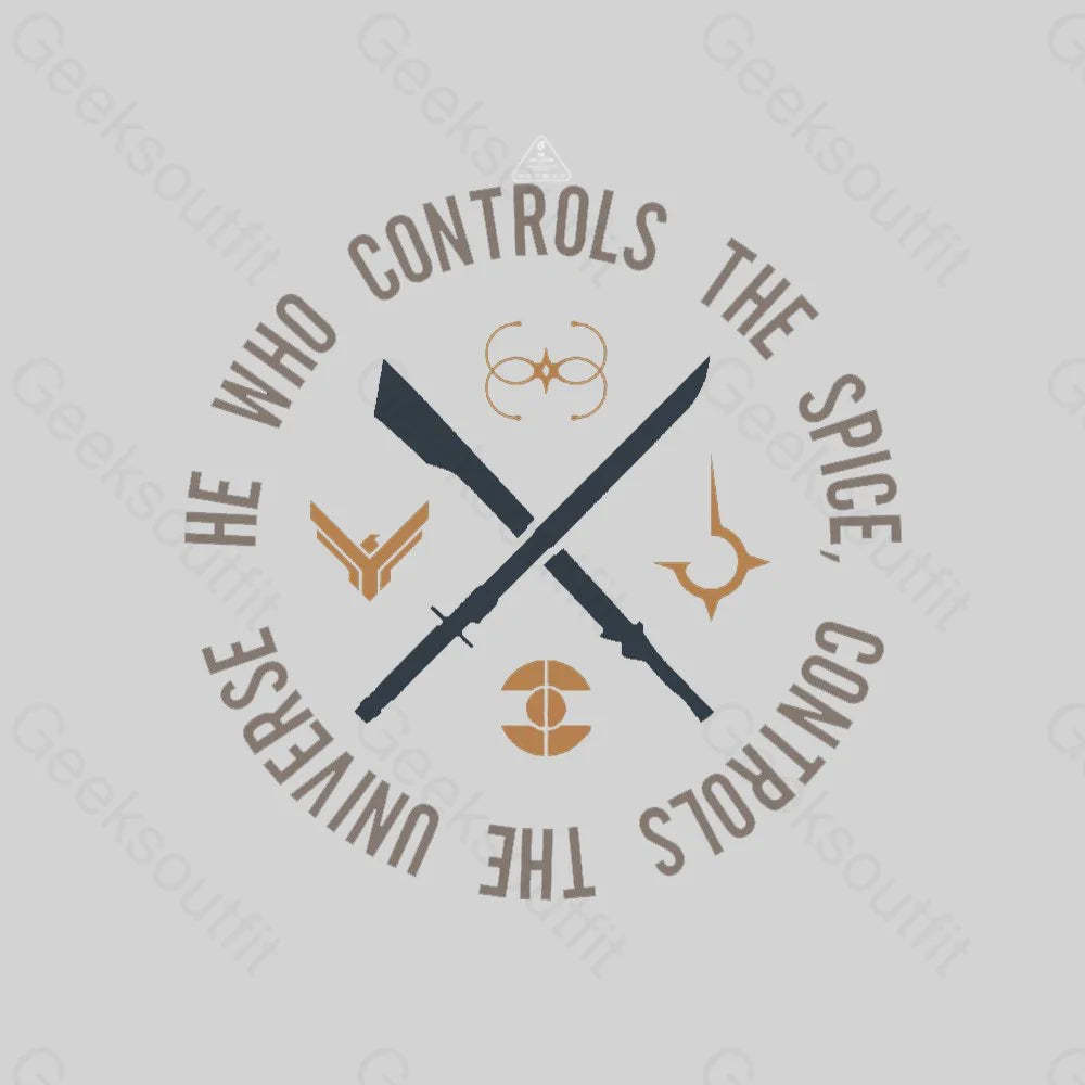 Who Controls The Spice T-Shirt - Geeksoutfit