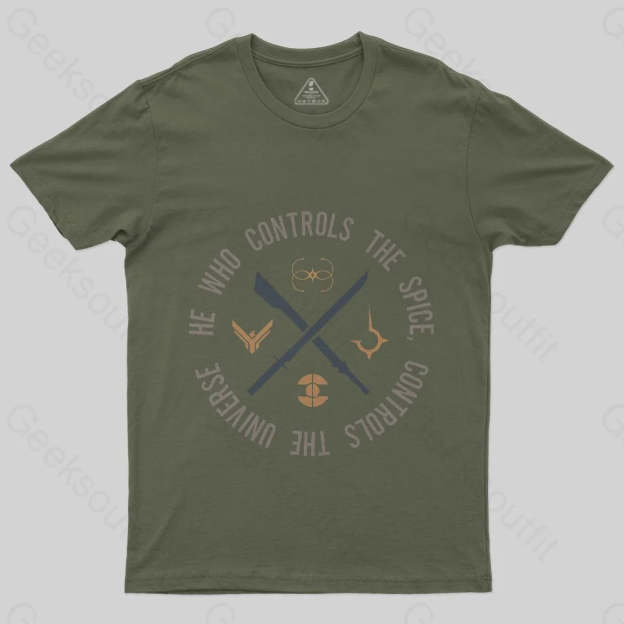 Who Controls The Spice T-Shirt - Geeksoutfit