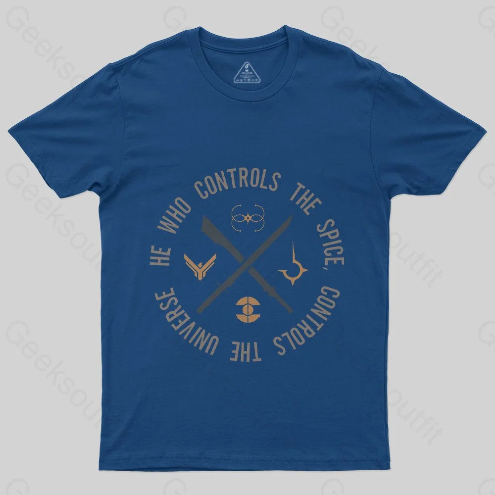 Who Controls The Spice T-Shirt - Geeksoutfit