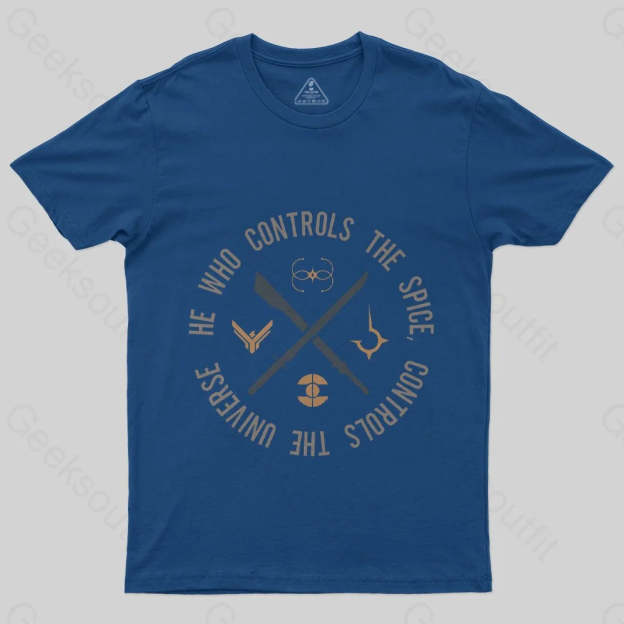 Who Controls The Spice T-Shirt - Geeksoutfit