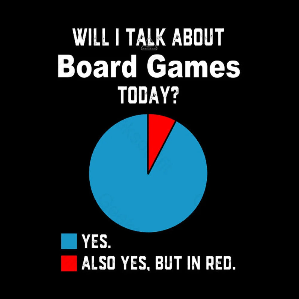 Will I Talk About Board Games Today Nerd T-Shirt