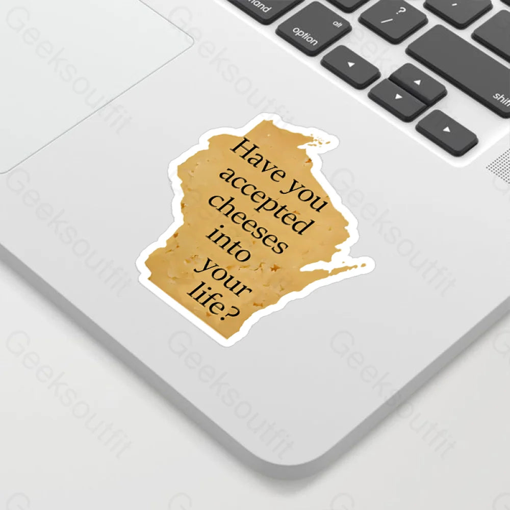 Wisconsin Cheese Pun Geek Sticker