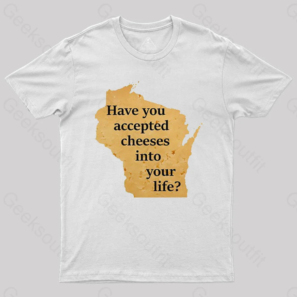 Wisconsin Cheese Pun T-Shirt White / S