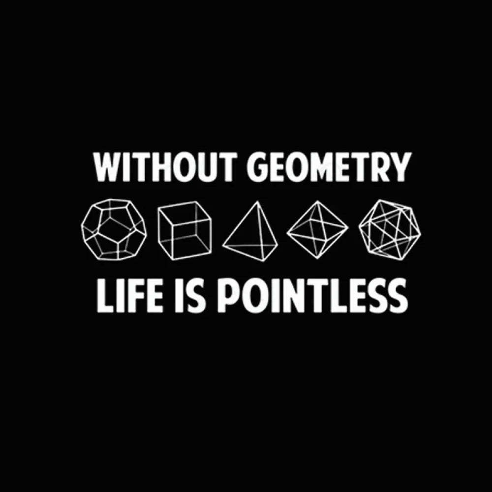 Without Geometry Nerd T-Shirt