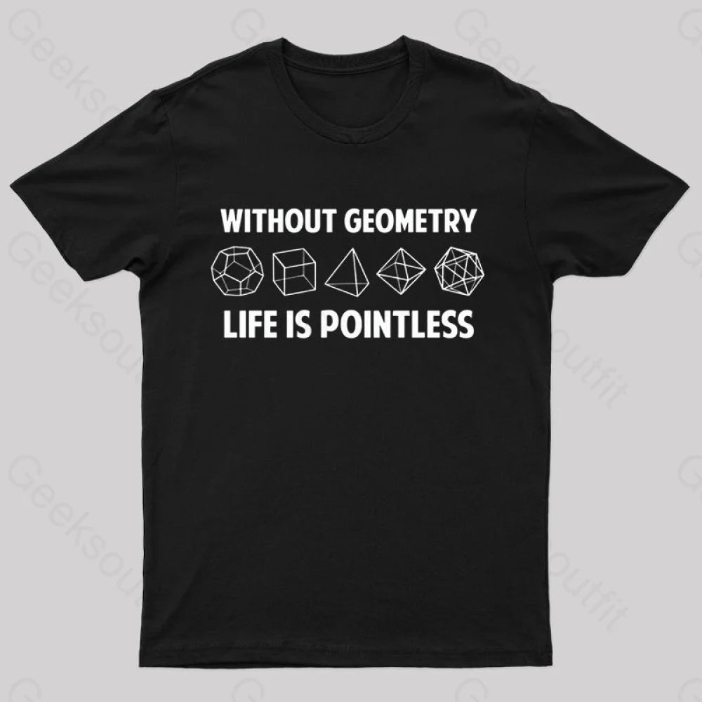 Without Geometry Nerd T-Shirt Black / S