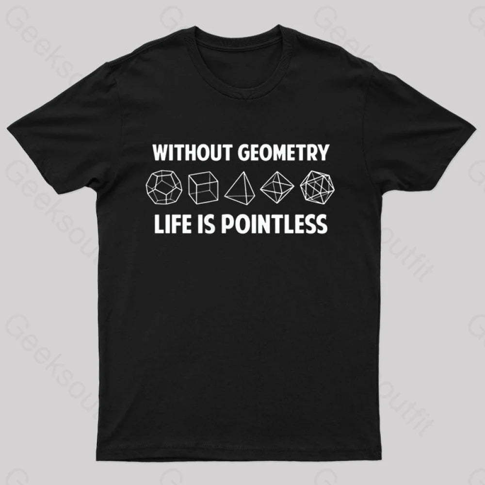 Without Geometry Nerd T-Shirt Black / S
