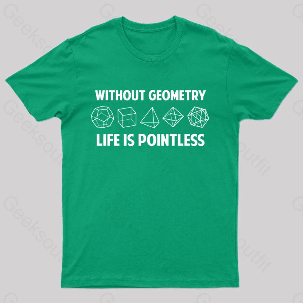 Without Geometry Nerd T-Shirt Green / S