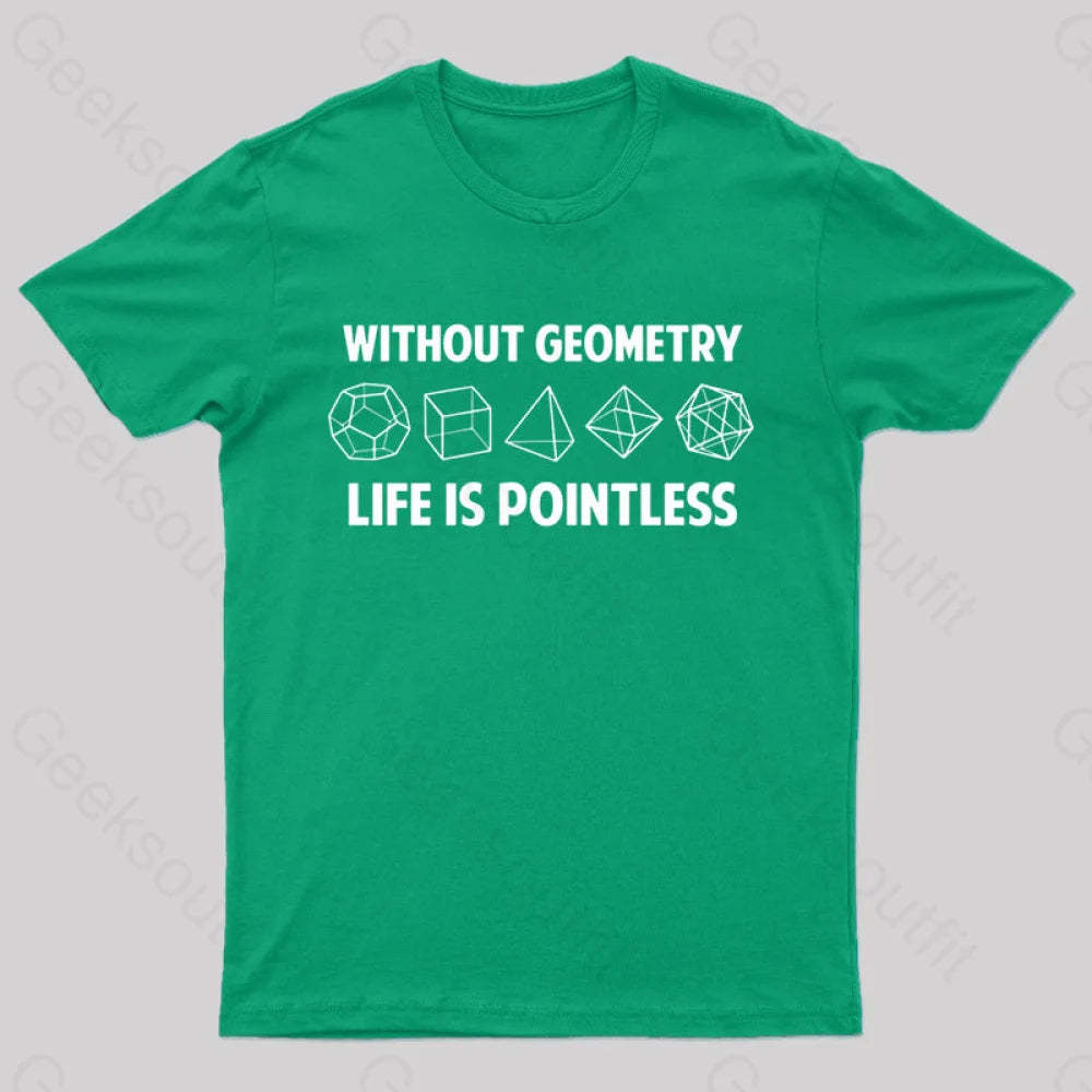 Without Geometry Nerd T-Shirt Green / S