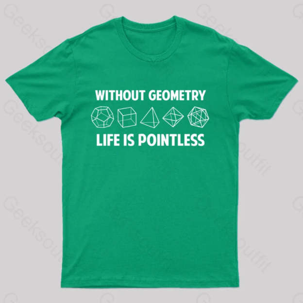 Without Geometry Nerd T-Shirt Green / S