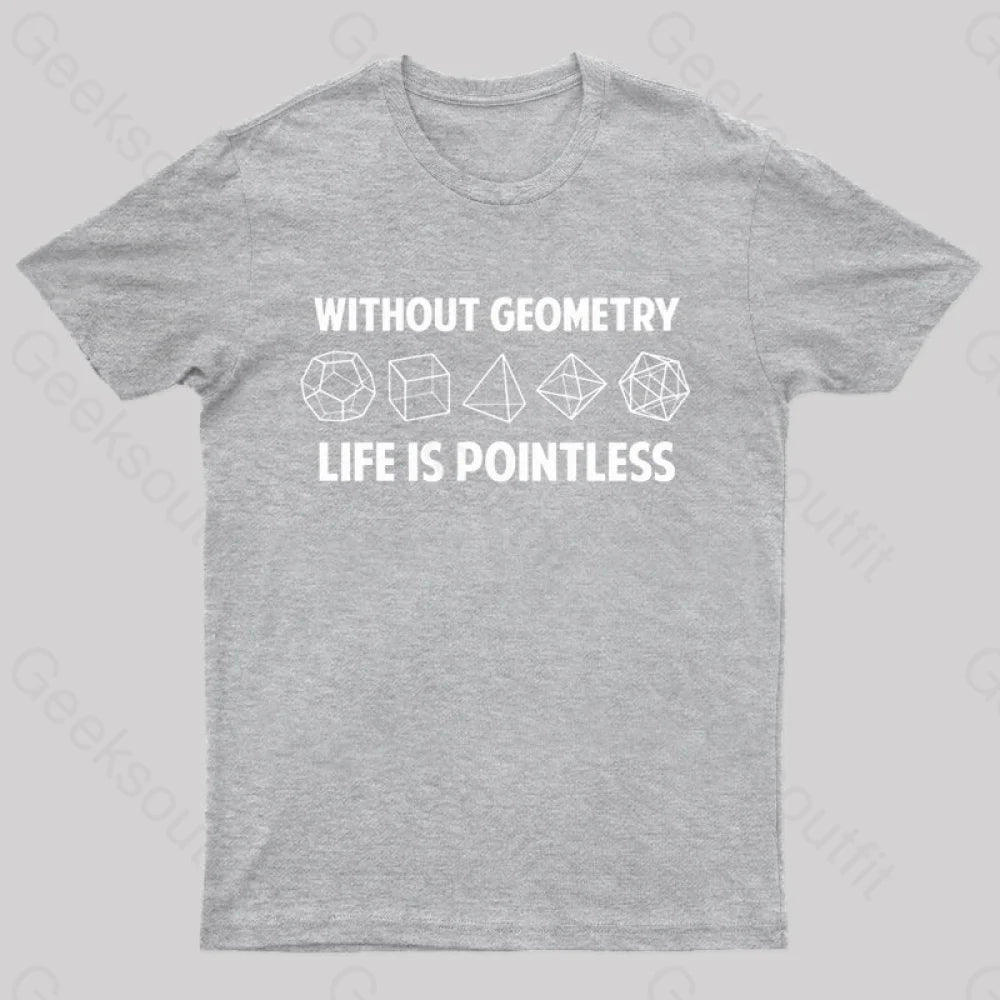Without Geometry Nerd T-Shirt Grey / S