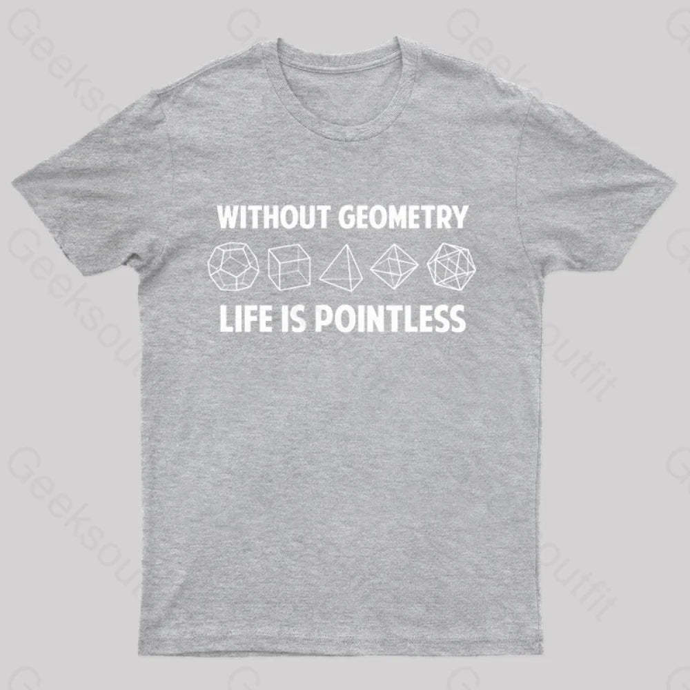 Without Geometry Nerd T-Shirt Grey / S