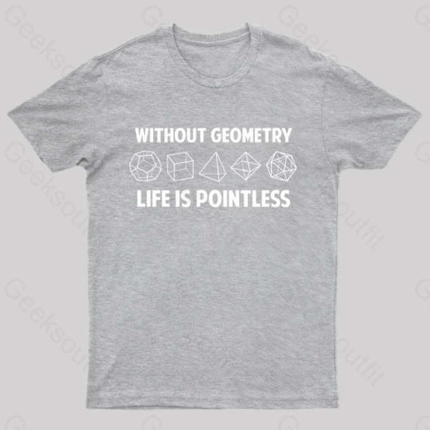 Without Geometry Nerd T-Shirt Grey / S
