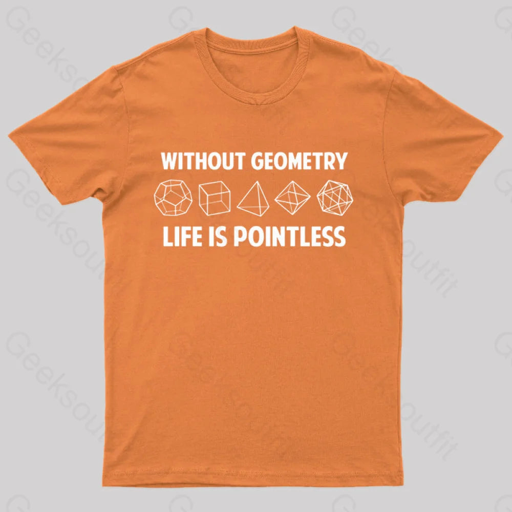 Without Geometry Nerd T-Shirt Orange / S
