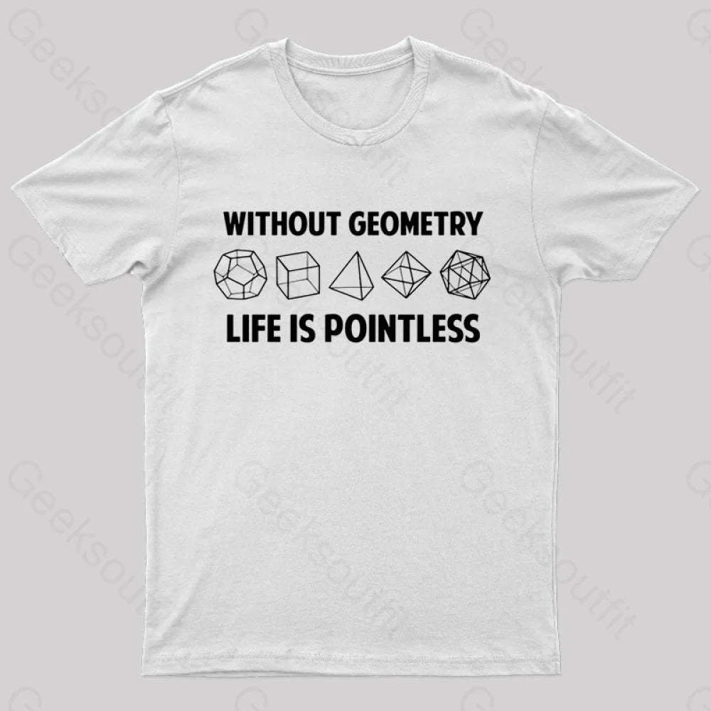 Without Geometry Nerd T-Shirt White / S
