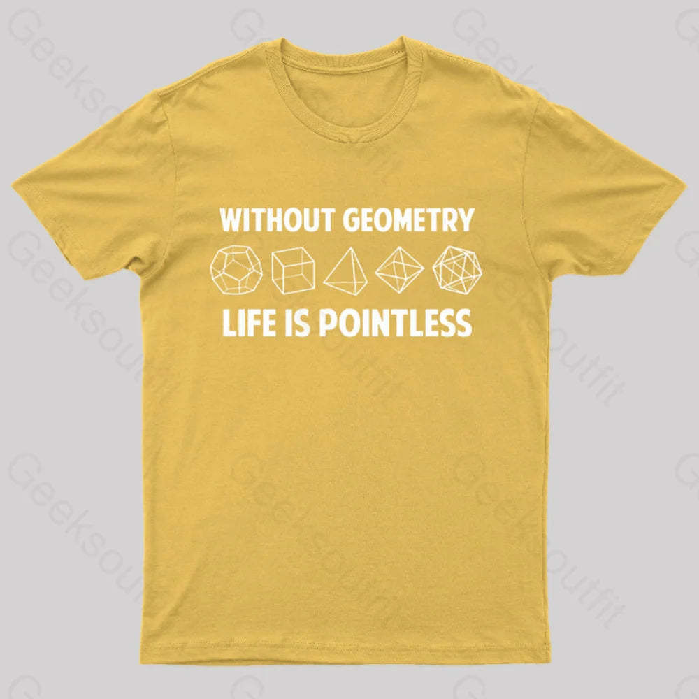 Without Geometry Nerd T-Shirt Yellow / S